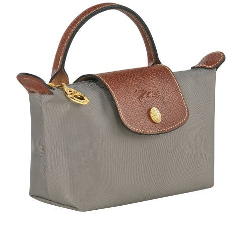 LONGCHAMP LE PLIAGE ORIGINAL MINI POUCH LONGCHAMP IN GREY
