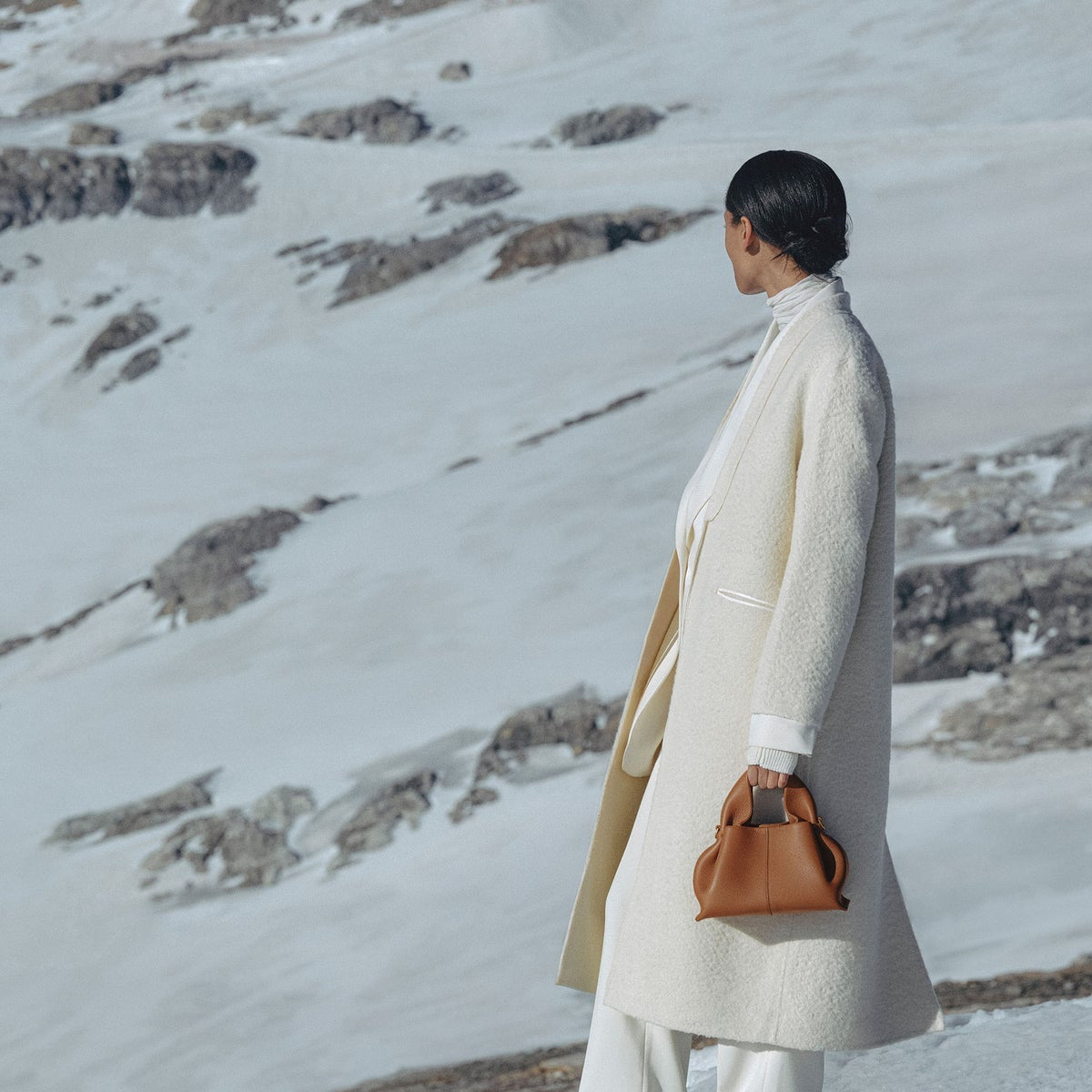 Polene Numéro Neuf Mini EDITION TEXTURED CAMEL