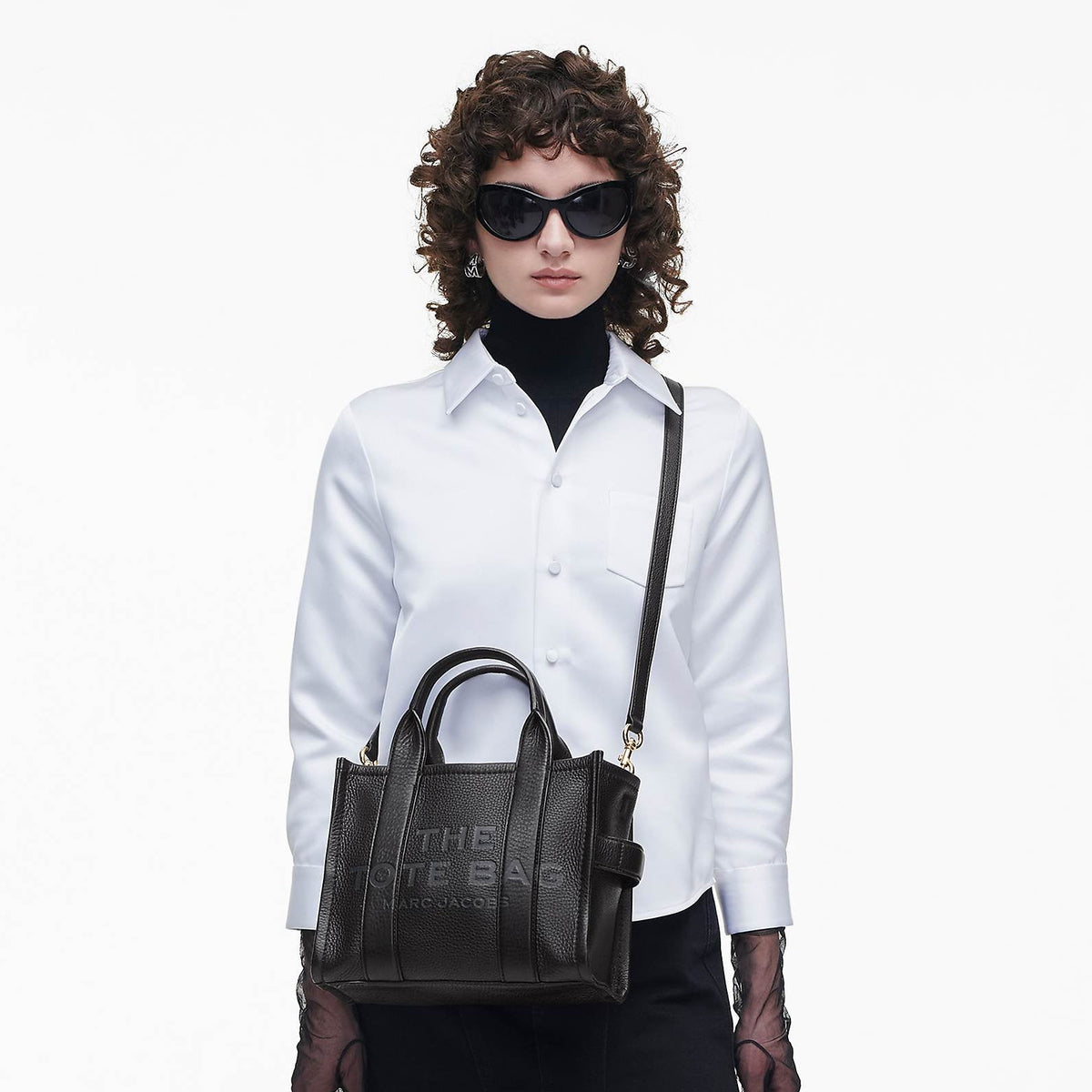 The leather small tote bag Marc Jacobs