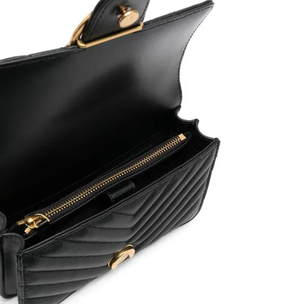 PINKO Icon Love Mini Bag with V Lining