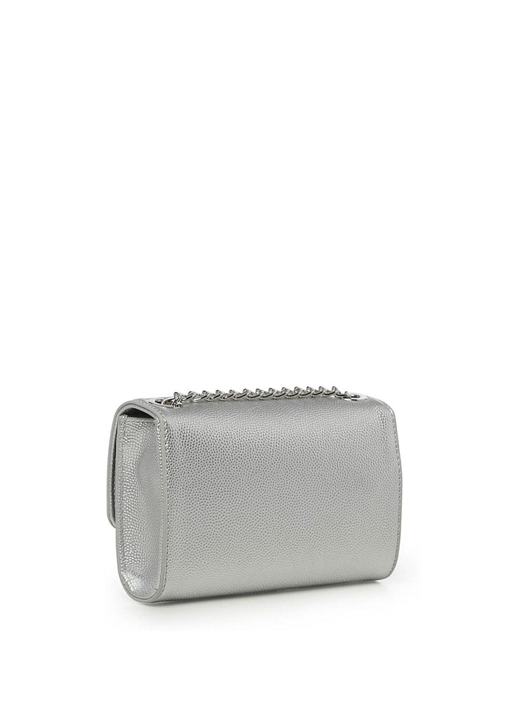Valentino Silver Divina Cross-Body Chain Tassel Bag