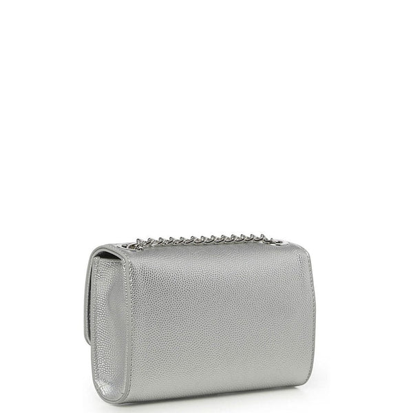 Valentino Silver Divina Cross-Body Chain Tassel Bag