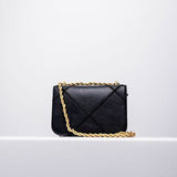 Tory Burch Eleanor Diamond Quilted Mini Black Camera Shoulder
