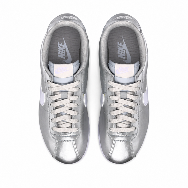 Nike Cortez Metallic Silver Shoes