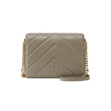 PINKO Love Click Classic large Crossbody Bag In Taupe