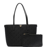 Tory Burch small T Monogram zip tote bag