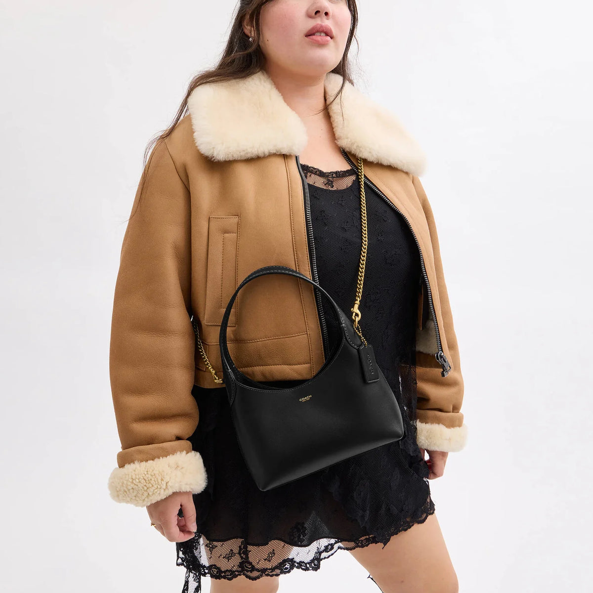 Coach Black  Brooklyn Shoulder Bag 23