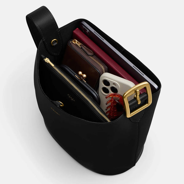 Coach Bleecker Bucket Bag in black