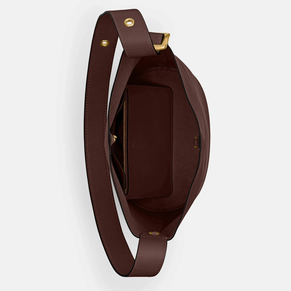 Coach Bleecker Bucket Bag in dark brown