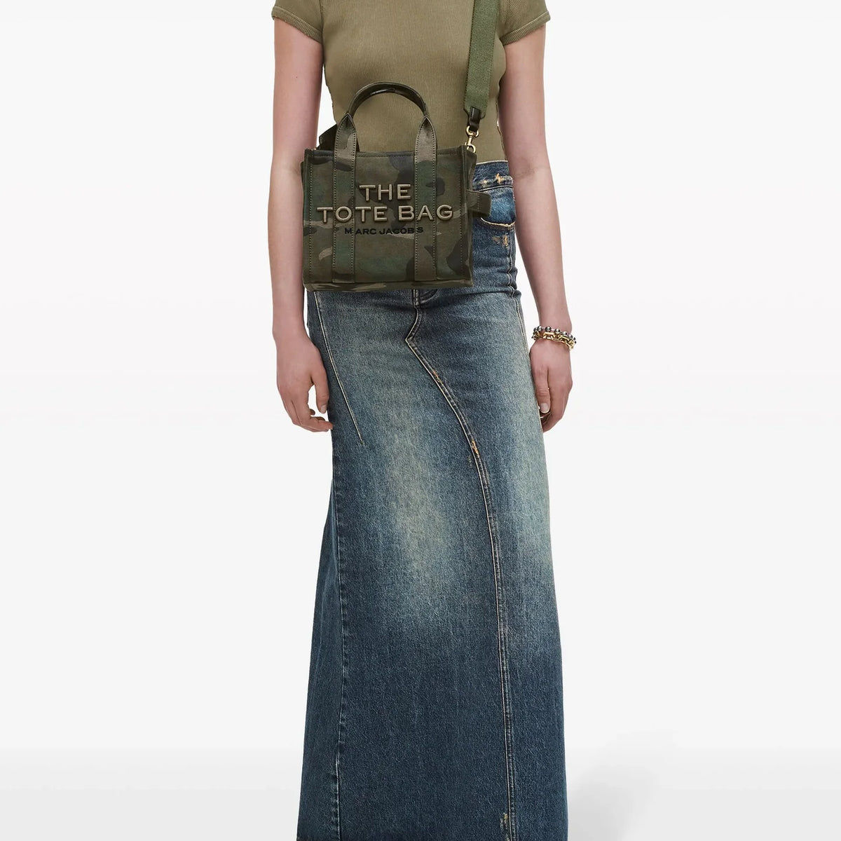 Marc Jacobs The Camo Jacquard Small Tote Bag