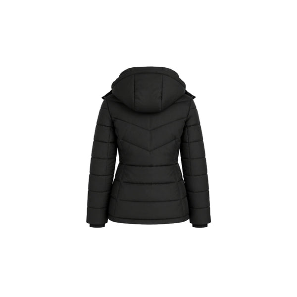 Calvin Klein Hooded Puffer Jacket in Black