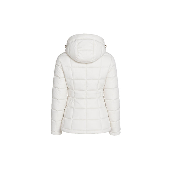 Calvin Klein Hooded Puffer Jacket in White