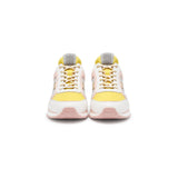 Michael Kors Lace-Up Sneaker In Yellow/Pink/White
