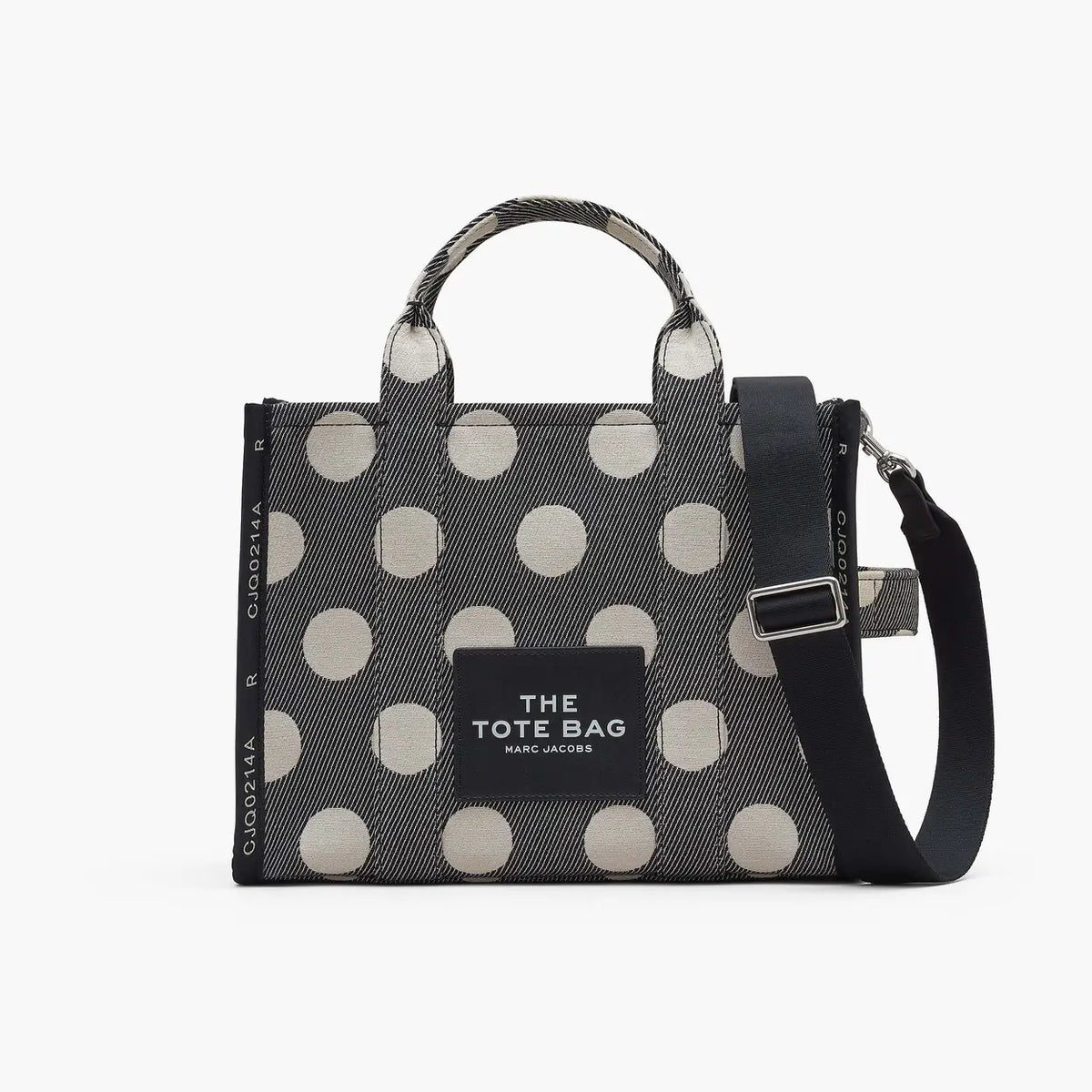 Bags Tote Bags | Marc Jacobs The Spots Jacquard Small Tote Black/ivory