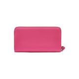 DKNY Paula Large Zip Around Wallet with Wristlet in Pink