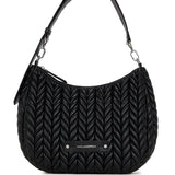 Karl Lagerfeld K/Weave Hobo Bag in Black