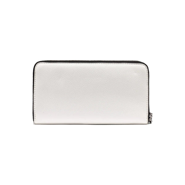 DKNY Paula Large Zip Around Wallet with Wristlet in Marshmallow