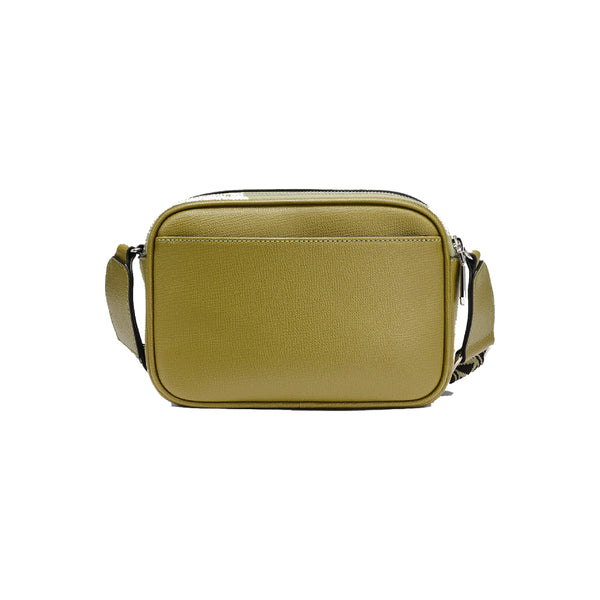 Karl Lagerfeld Maybelle Logo Camera Cross Body Bag with Pins in Olive