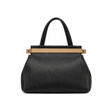 Karl Lagerfeld Paris Jacqueline Medium Leather Satchel In Black