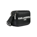 Karl Lagerfeld Paris Maybelle Camera Crossbody Bag in Black
