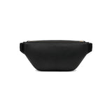 Balmain Waist Bag with Gold-Tone Logo In Black
