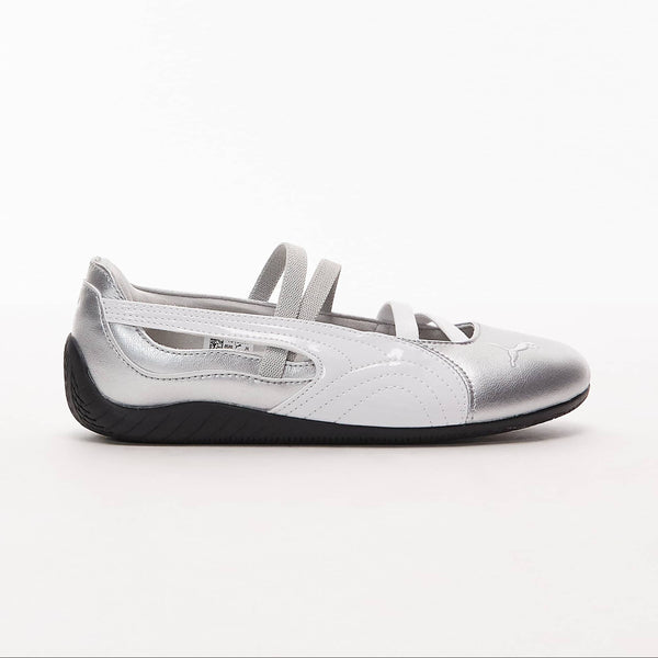 PUMA Speedcat ballet flats in silver size 38