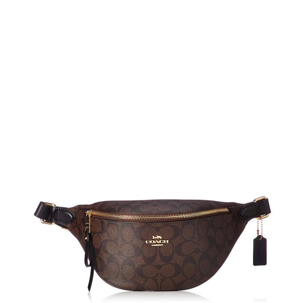 Coach Signature waist Bag Fanny Pack Brown
