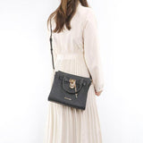 MICHAEL KORS OUTLET HAMILTON Satchel Medium - MK Signature in black