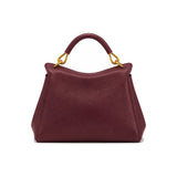 JW PEI Lucia Classic Top Handle Bag In Deep Burgundy