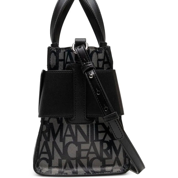 Armani Exchange logo-plaque tote bag