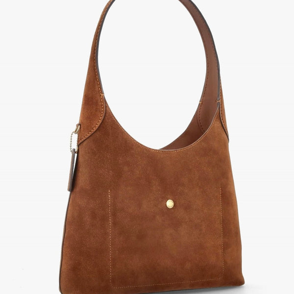 Coach Brooklyn Shoulder Bag 28 in suede material