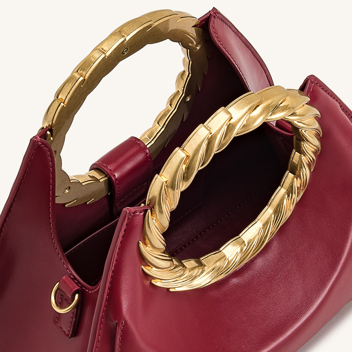 JW Pei Amiya Leaf Handle Sculpture Bag