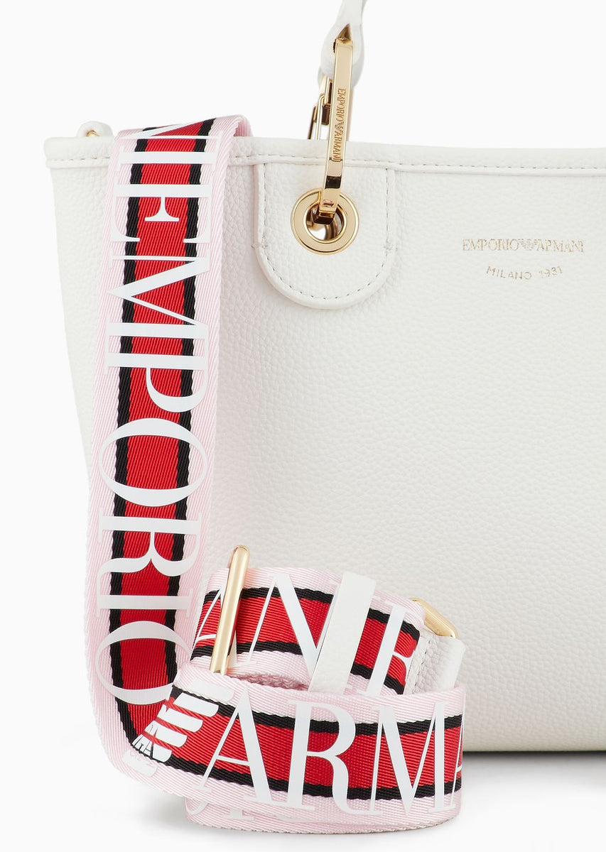 Small MyEA shopper bag with deer print Emporio Armani