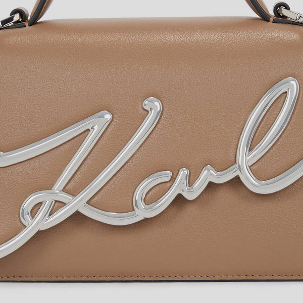 K/SIGNATURE SMALL CROSSBODY BAG KARL LAGERFELD