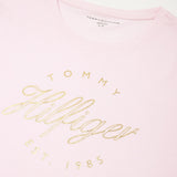 TOMMY HILFIGER T-Shirt Printed Regular Fit Baby Pink