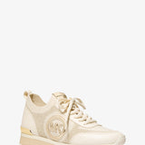 MICHAEL KORS OUTLETJenkins Metallic Stretch Knit Trainer size 8.5M