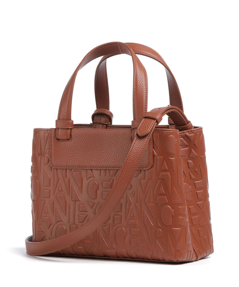 Armani Exchange Liz Monogram S Handbag imitation leather coconut shell