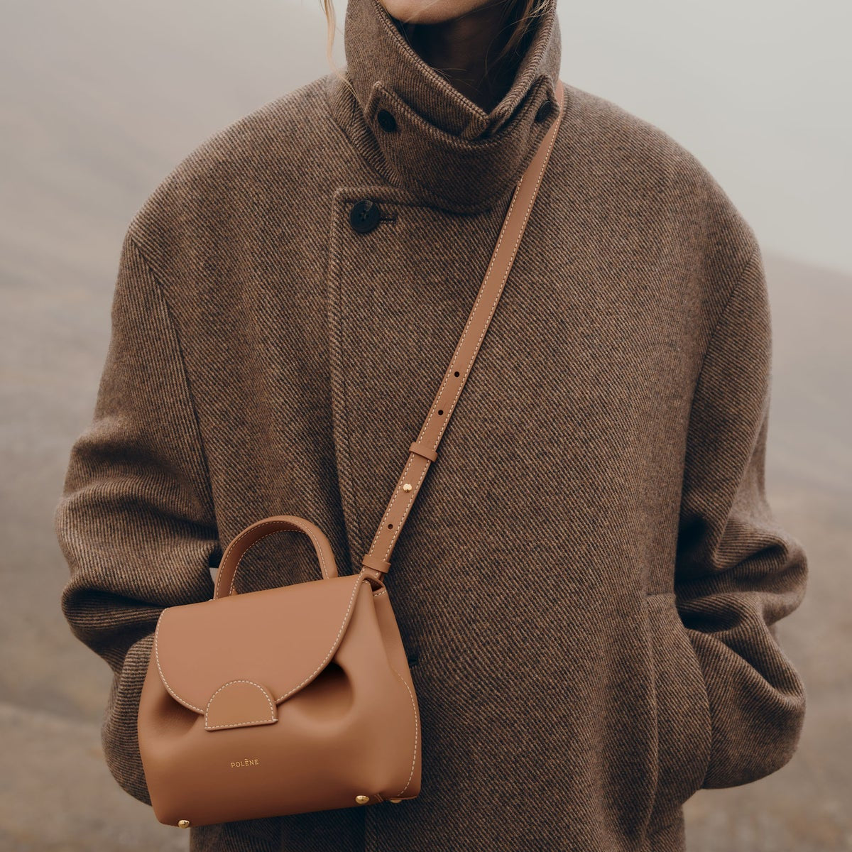 Polene Numéro Un Nano EDITION SMOOTH CAMEL
