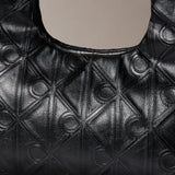 Calvin Klein Puffer Emblem Logo Small Bag in Black