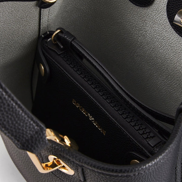 EMPORIO ARMANI DEER-PRINT MYEA VERTICAL SHOPPER BAG