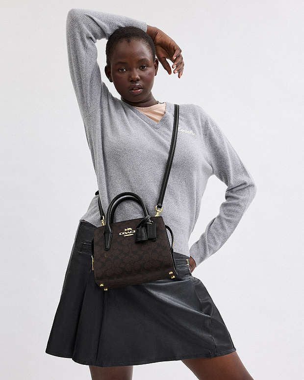 Coach Andrea Carryall Bag In Signature Canvas