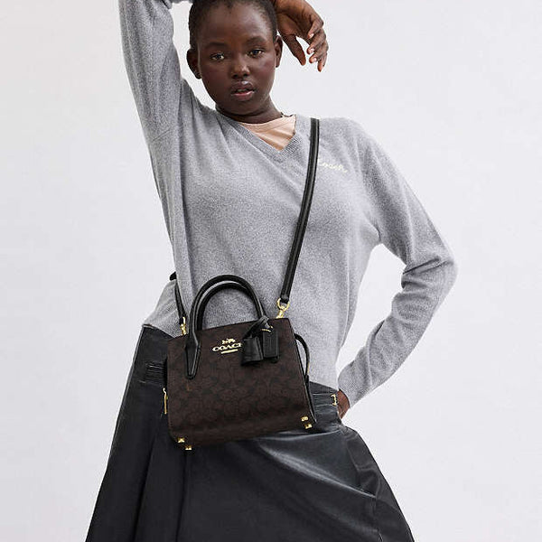 Coach Andrea Carryall Bag In Signature Canvas