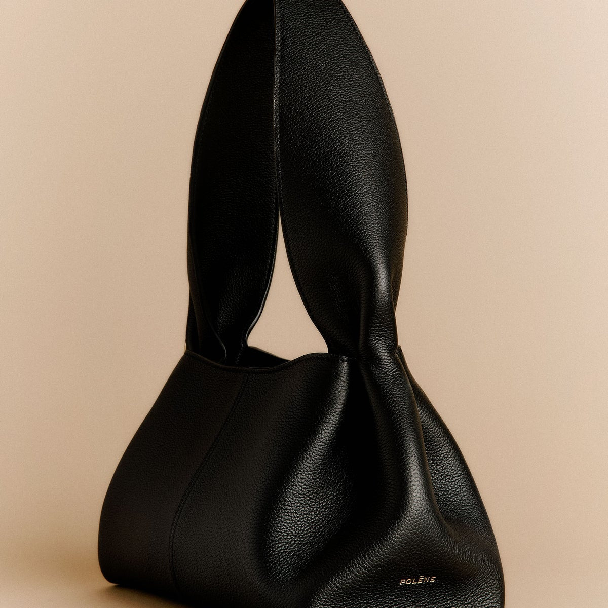 Polene Numéro Neuf East West EDITION TEXTURED BLACK