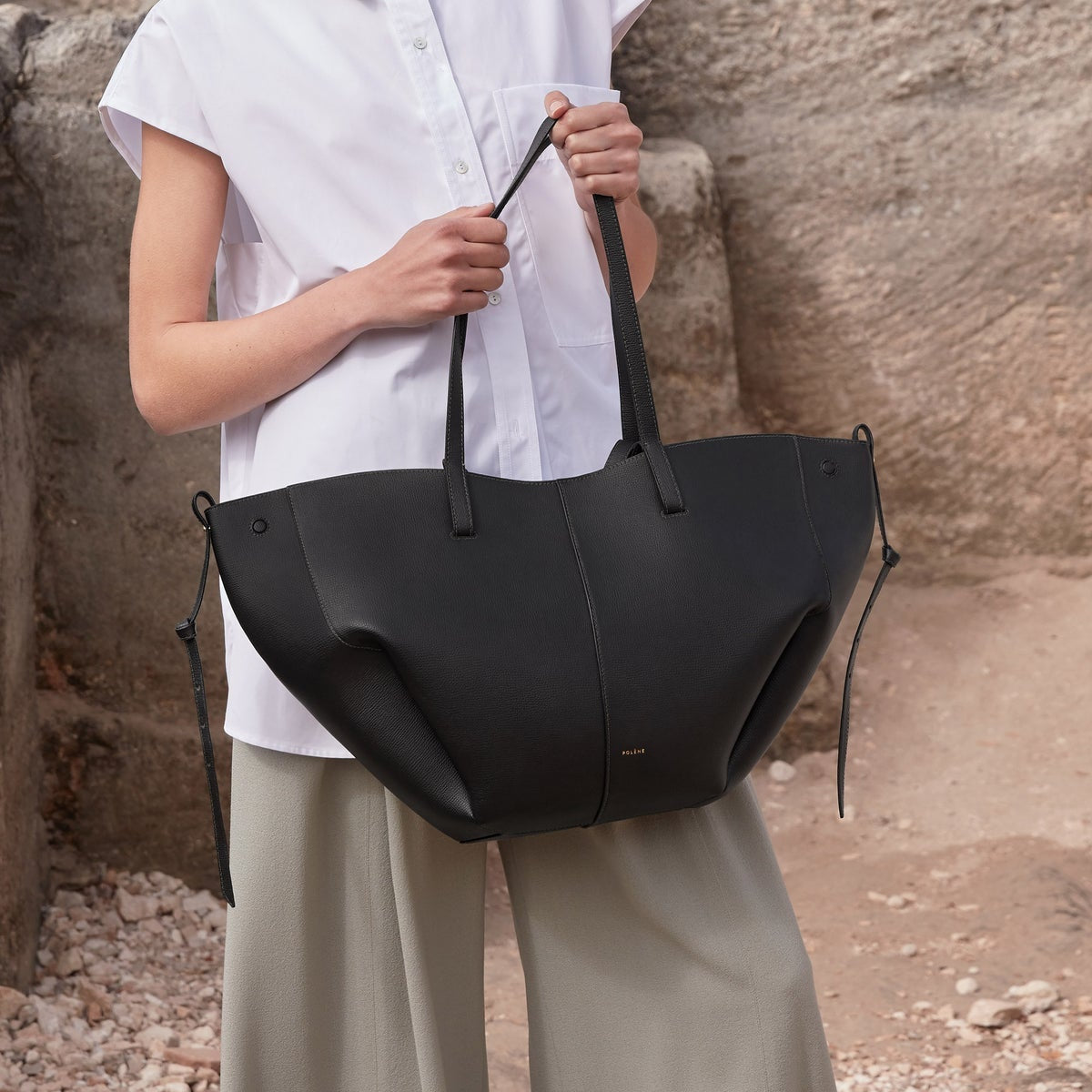Polene Cyme edition textured black
