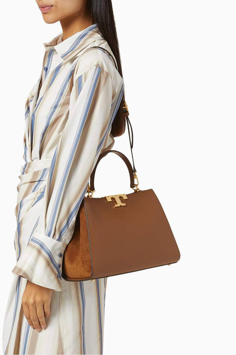 Tory Burch Eleanor Satchel IN Brown