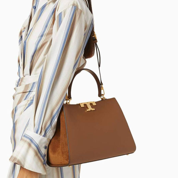 Tory Burch Eleanor Satchel IN Brown
