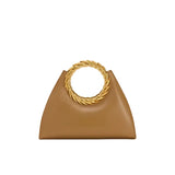 JW Pei Amiya Leaf Handle Sculpture Bag Camel