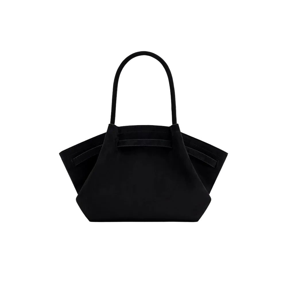 JW PEI Hana Suede Medium Tote Bag in Black