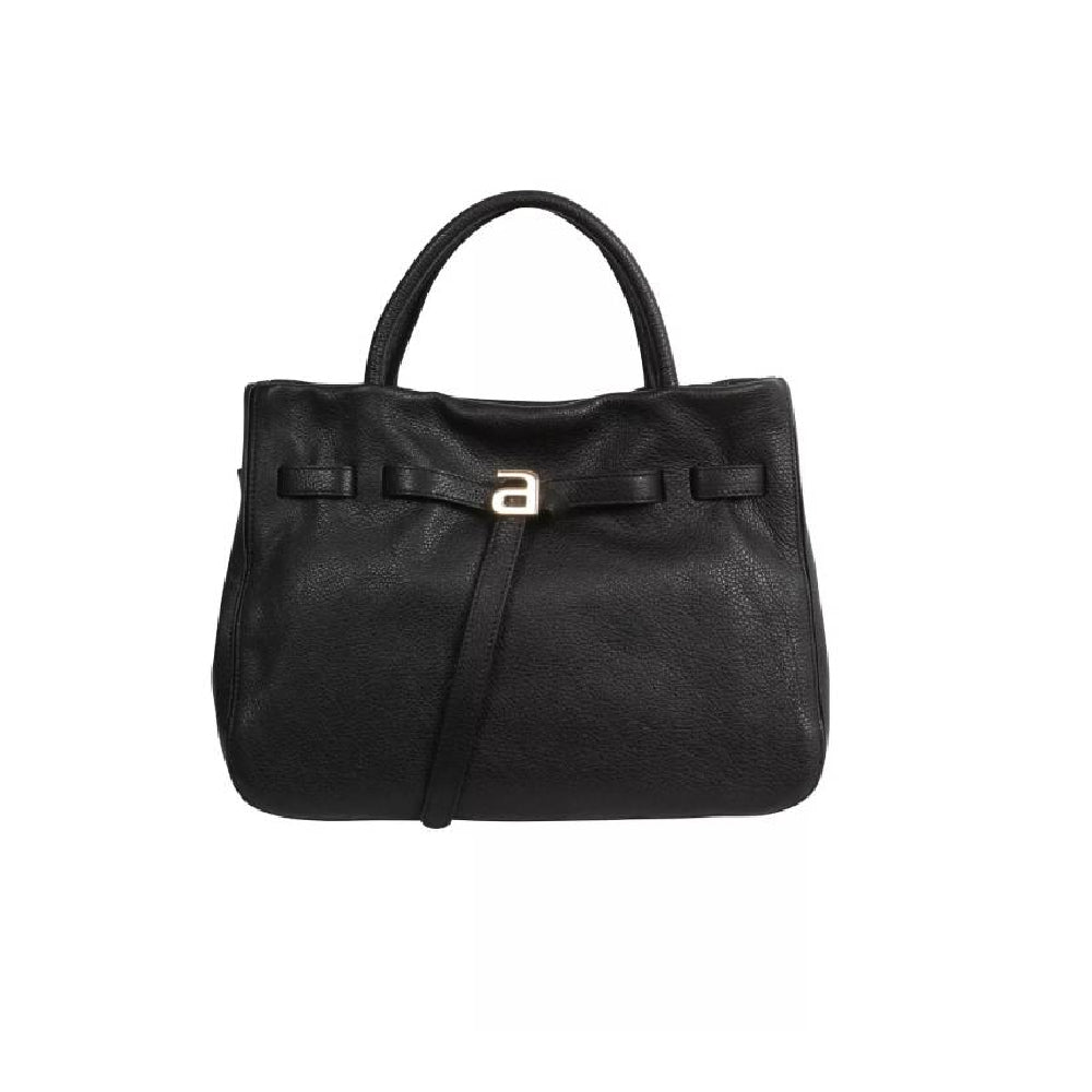 Abro Handbag JILL Medium Leather Dalia Standard in Black