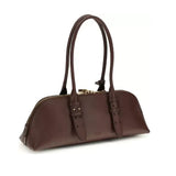 Pinko Escape Horizontal Small Leather Bag in Brown